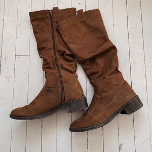 Brown Suede Women's Boots